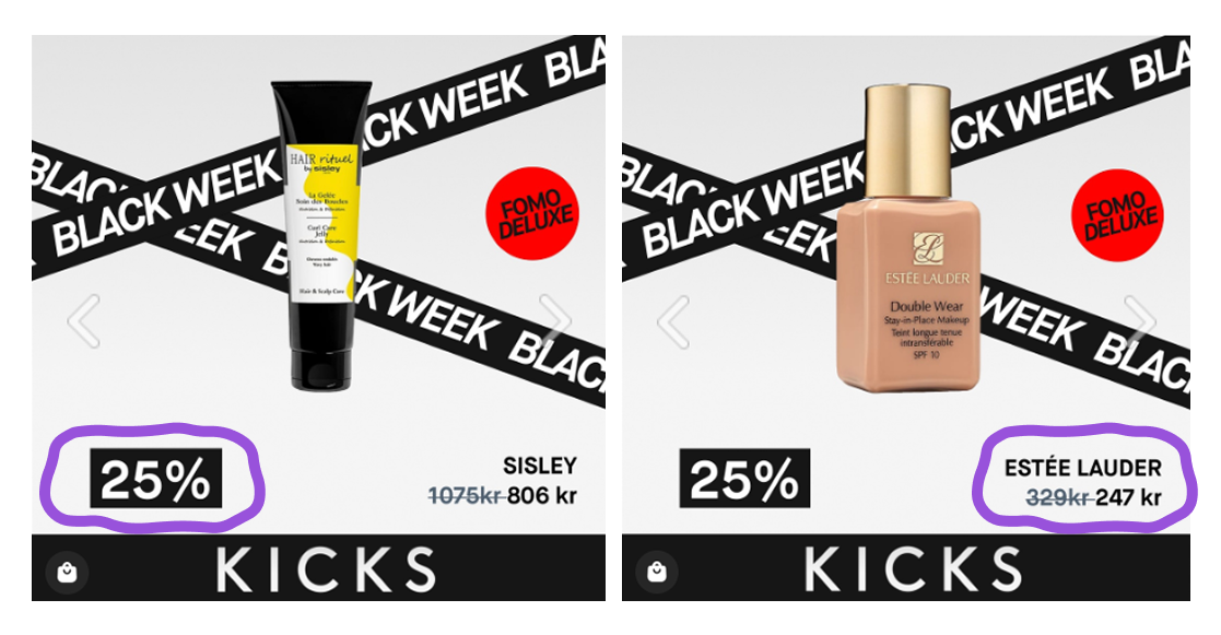 Instant offer clarity that works for fast-scroll behavior